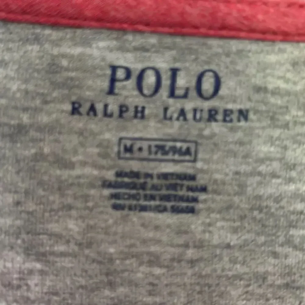 Polo Ralph Lauren red long sleeve sweatshirt half zip size M